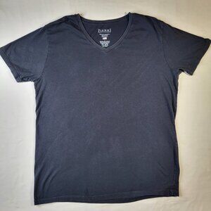 Sebastian Fierri V-Neck T-Shirt Women Large Black Made in USA